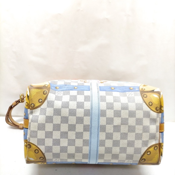 LOUIS VUITTON - Speedy Bandouliere White Damier Azul R1.203 - Picture 3 of 5